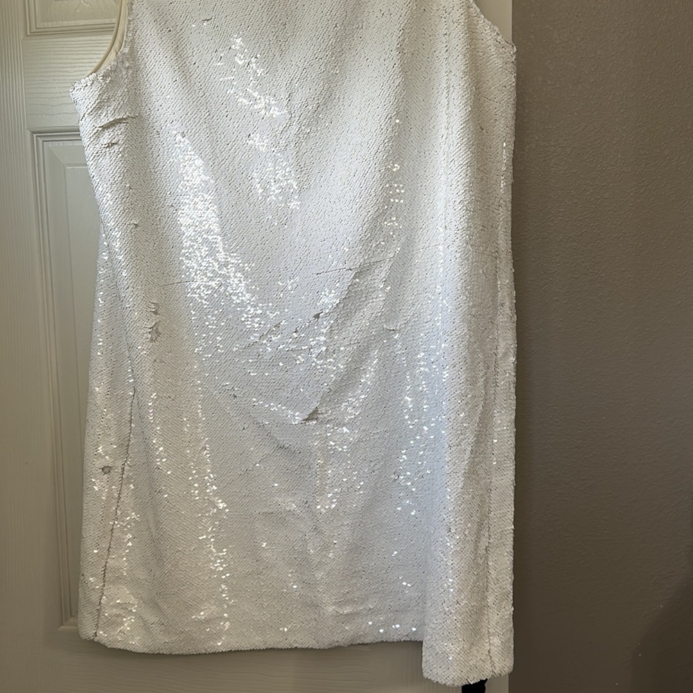 Madewell  White Sequin Dress - Picture 9 of 10